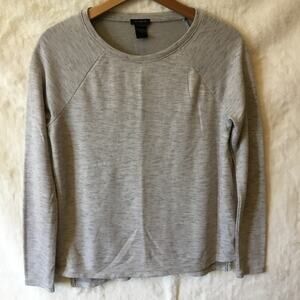 Ann Taylor Gray Long Sleeve Top